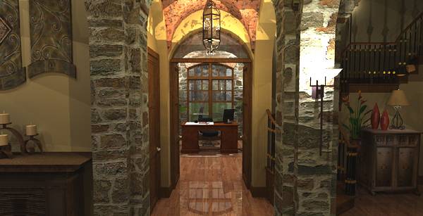 Home Office of this 4-Bedroom, 3349 Sq Ft Plan - 117-1110