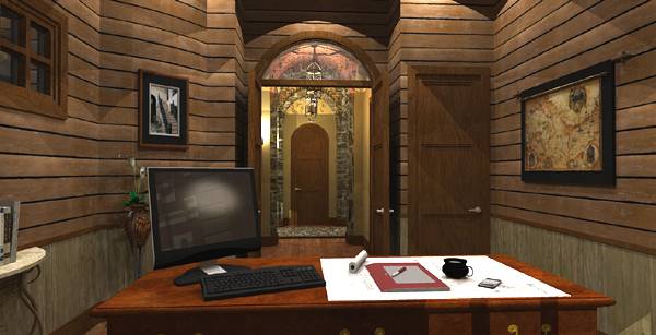 Home Office of this 4-Bedroom, 3349 Sq Ft Plan - 117-1110