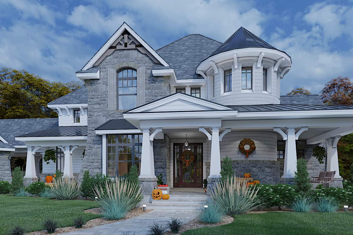Front Door of this 4-Bedroom, 3349 Sq Ft Plan - 117-1110