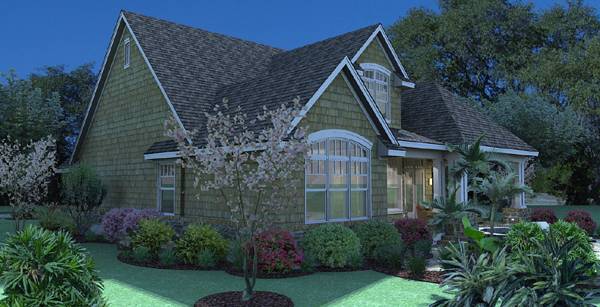 Left Side View of this 3-Bedroom, 2143 Sq Ft Plan - 117-1111