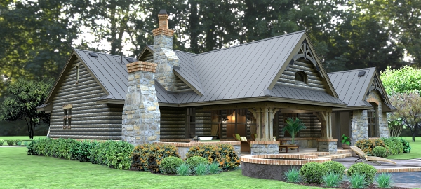 Right Side View of this 3-Bedroom, 2234 Sq Ft Plan - 117-1112