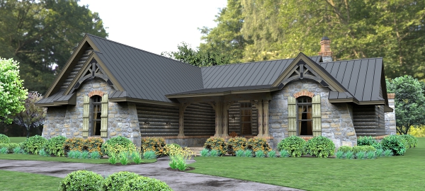 Front View of this 3-Bedroom, 2234 Sq Ft Plan - 117-1112