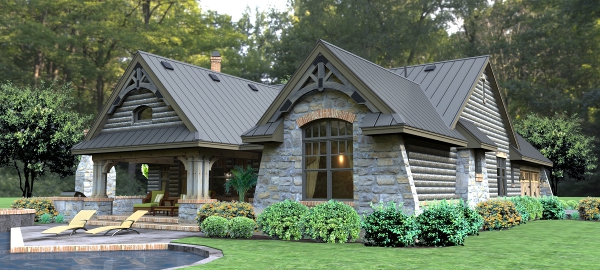 Rear View of this 3-Bedroom, 2234 Sq Ft Plan - 117-1112