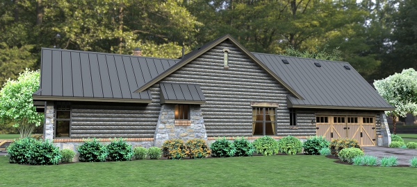 Left Side View of this 3-Bedroom, 2234 Sq Ft Plan - 117-1112