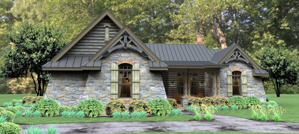 Front View of this 3-Bedroom, 2234 Sq Ft Plan - 117-1112