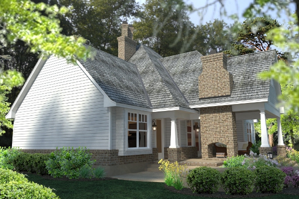 Right Side View of this 3-Bedroom, 2575 Sq Ft Plan - 117-1113