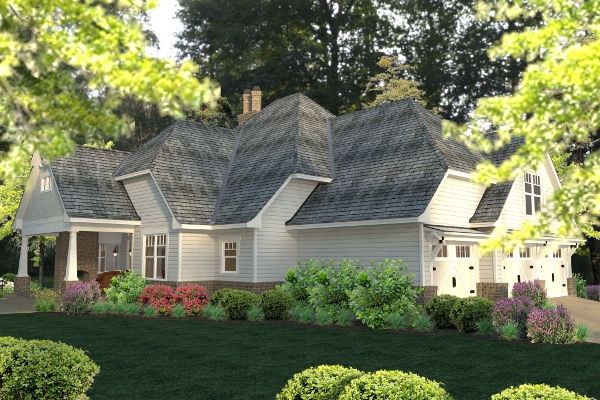 Rear View of this 3-Bedroom, 2575 Sq Ft Plan - 117-1113