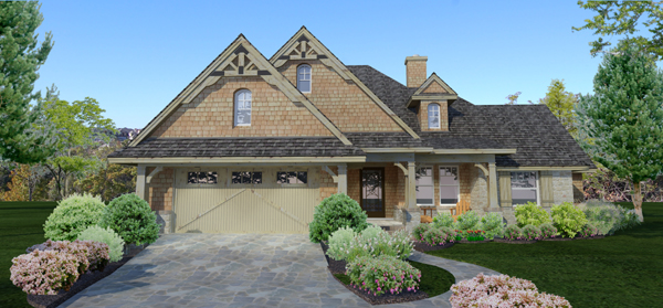Garage of this 4-Bedroom, 1764 Sq Ft Plan - 117-1116