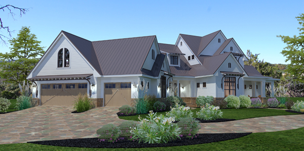 Garage of this 3-Bedroom, 2984 Sq Ft Plan - 117-1117