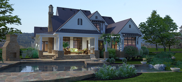 Pool of this 3-Bedroom, 2984 Sq Ft Plan - 117-1117