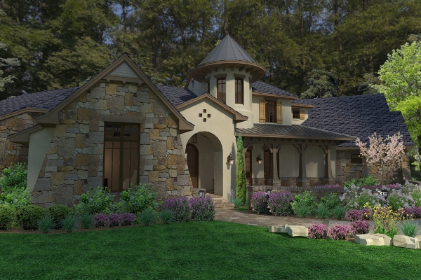 Front View of this 3-Bedroom, 3230 Sq Ft Plan - 117-1118