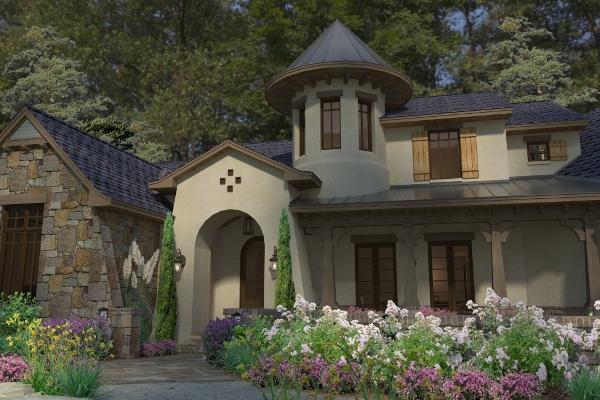 Front Door of this 3-Bedroom, 3230 Sq Ft Plan - 117-1118