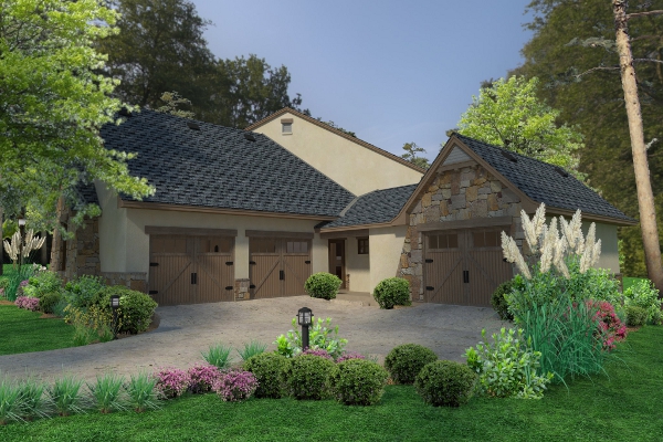 Garage of this 3-Bedroom, 3230 Sq Ft Plan - 117-1118
