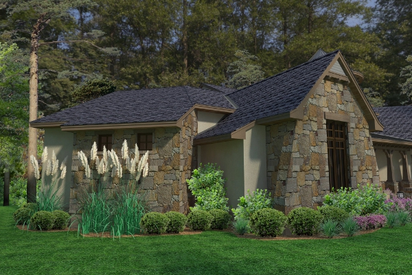 Side View of this 3-Bedroom, 3230 Sq Ft Plan - 117-1118