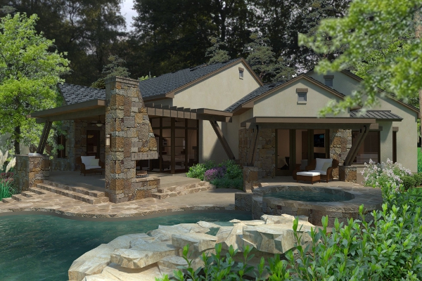 Pool of this 3-Bedroom, 3230 Sq Ft Plan - 117-1118