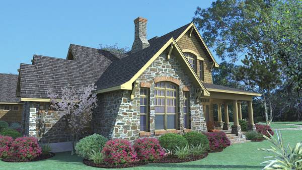 Left Side View of this 3-Bedroom, 2552 Sq Ft Plan - 117-1120