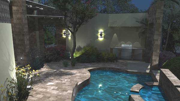 Pool of this 3-Bedroom, 2562 Sq Ft Plan - 117-1121