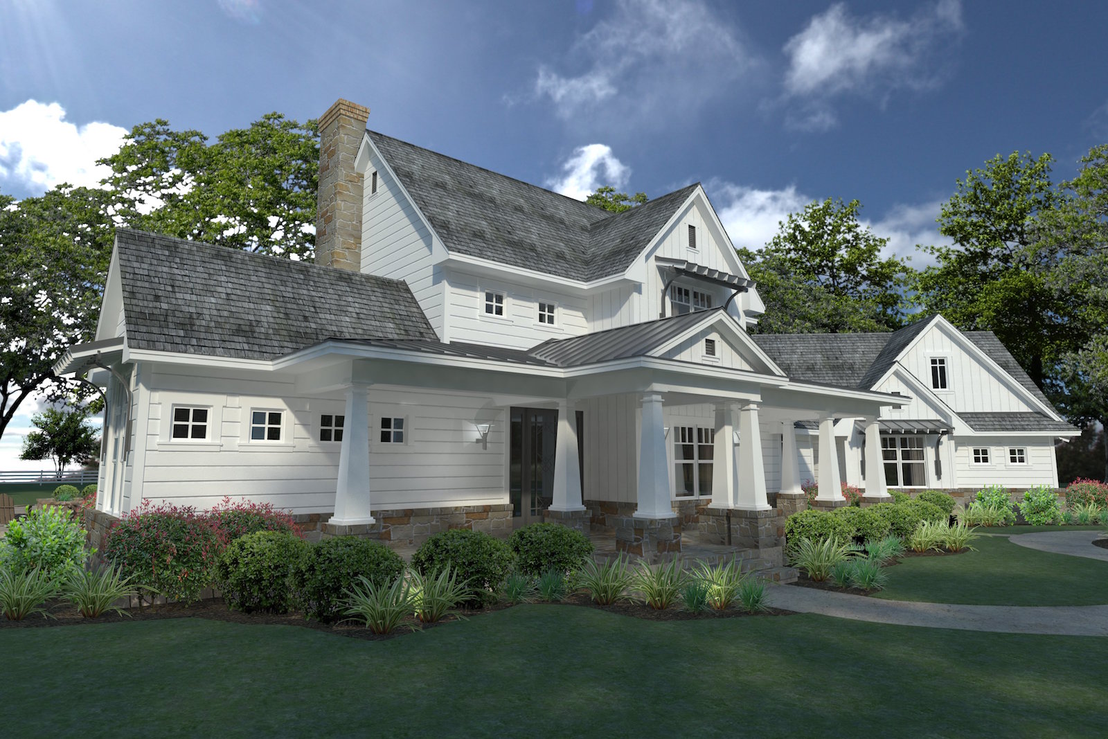 Left Side View of this 3-Bedroom,2396 Sq Ft Plan -2396