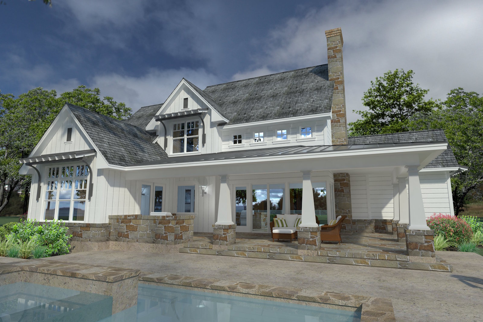 Pool of this 3-Bedroom, 2396 Sq Ft Plan - 117-1124