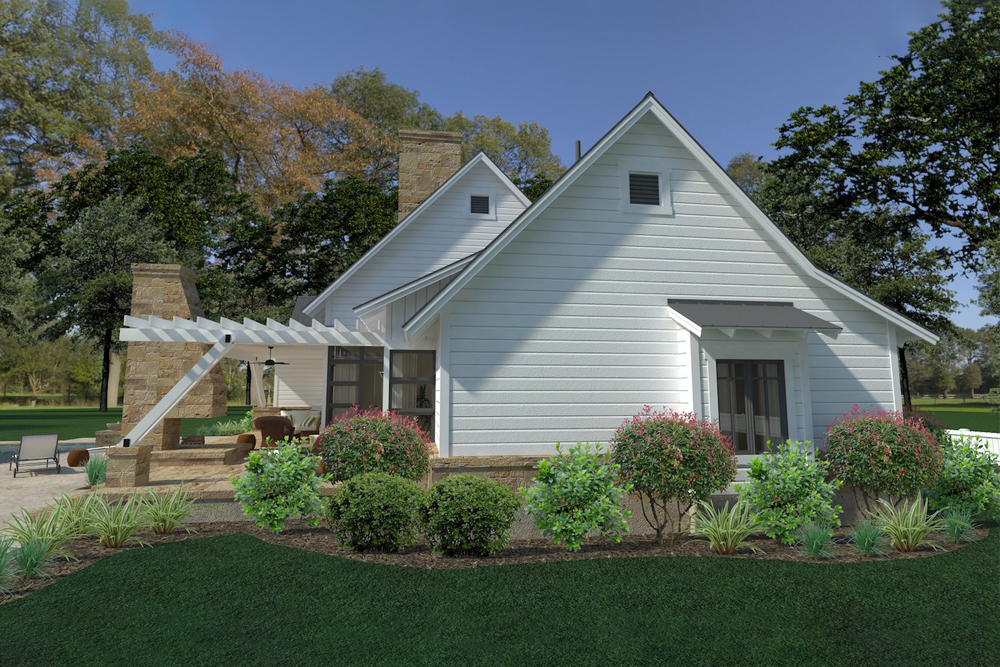 Left Side View of this 3-Bedroom, 2393 Sq Ft Plan - 117-1125