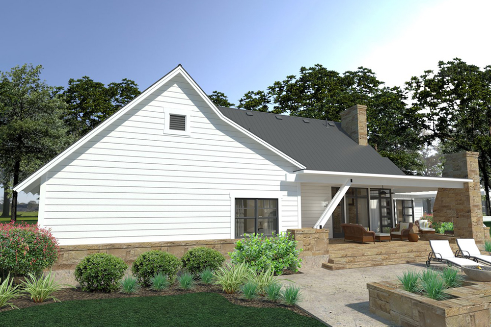 Rear View of this 3-Bedroom, 2393 Sq Ft Plan - 117-1125
