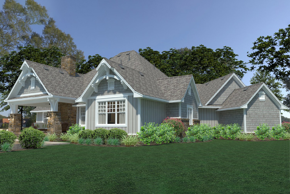 Left Side View of this 3-Bedroom, 2662 Sq Ft Plan - 117-1126