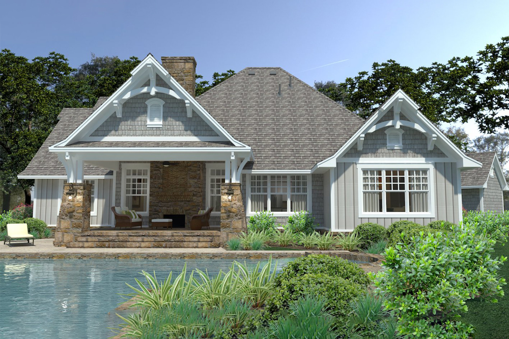 Porch of this 3-Bedroom, 2662 Sq Ft Plan - 117-1126