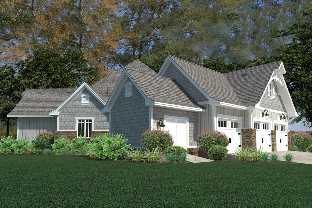 Left Side View of this 3-Bedroom, 2662 Sq Ft Plan - 117-1126