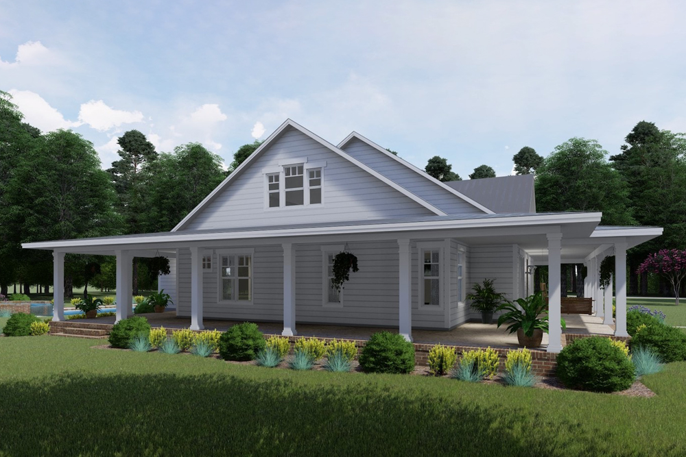 Left Side View of this 3-Bedroom, 2748 Sq Ft Plan - 117-1127