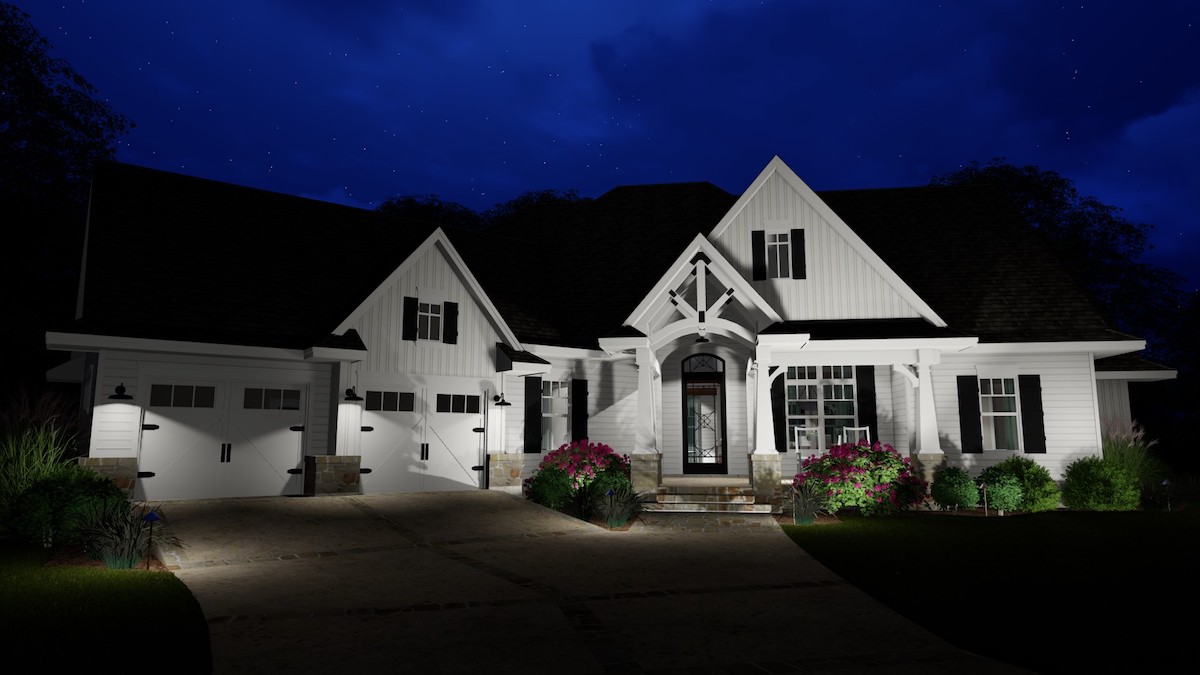 Home at Night of this 3-Bedroom, 2504 Sq Ft Plan - 117-1128