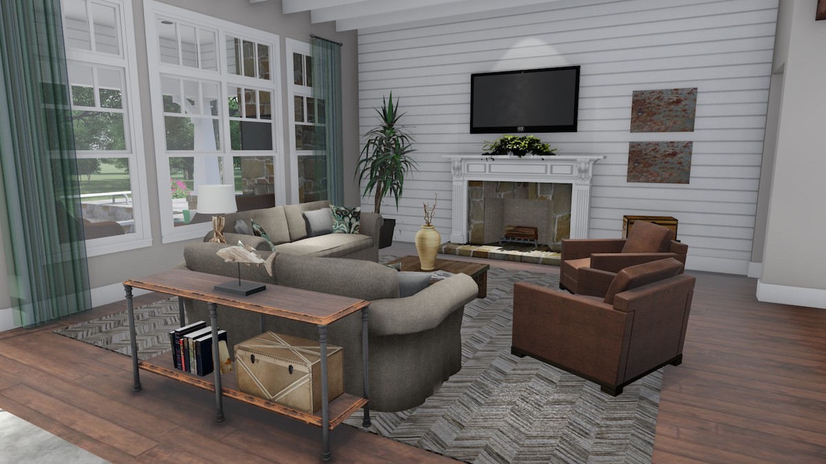 Family Room of this 3-Bedroom, 2504 Sq Ft Plan - 117-1128