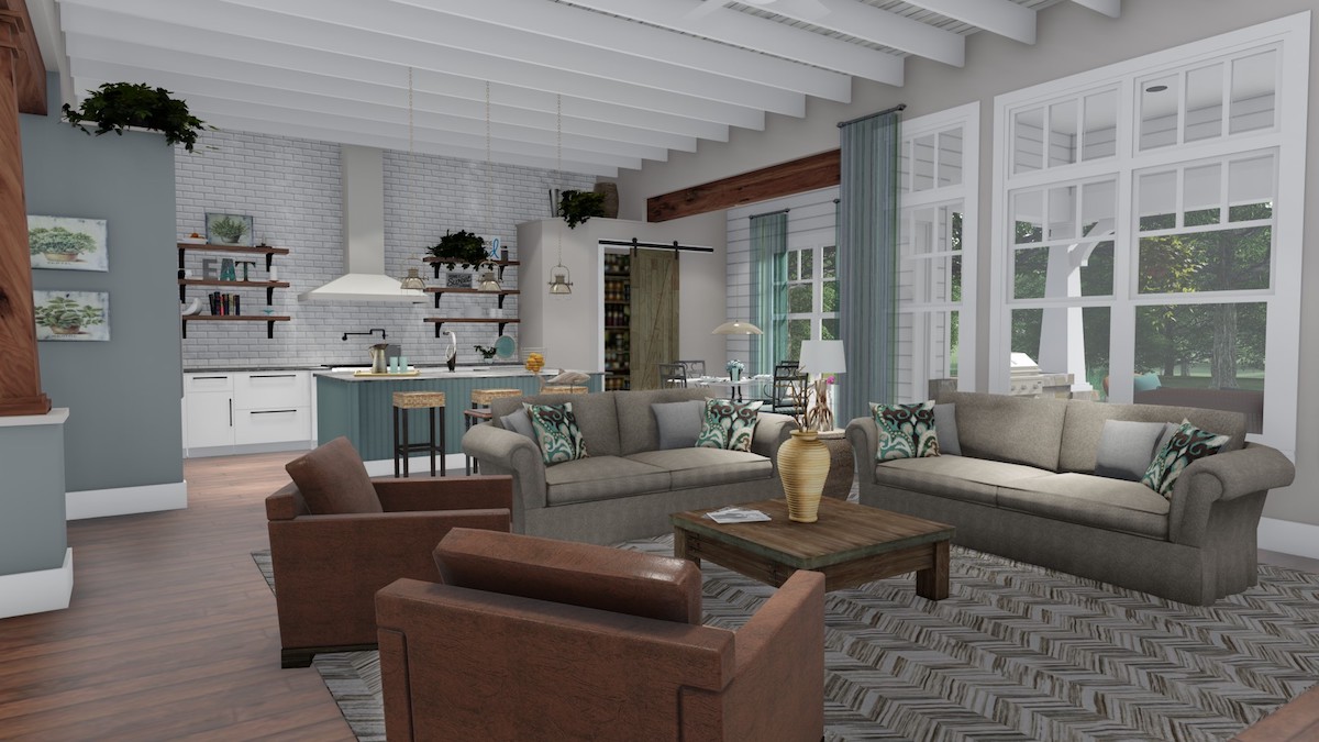 Great Room of this 3-Bedroom, 2504 Sq Ft Plan - 117-1128