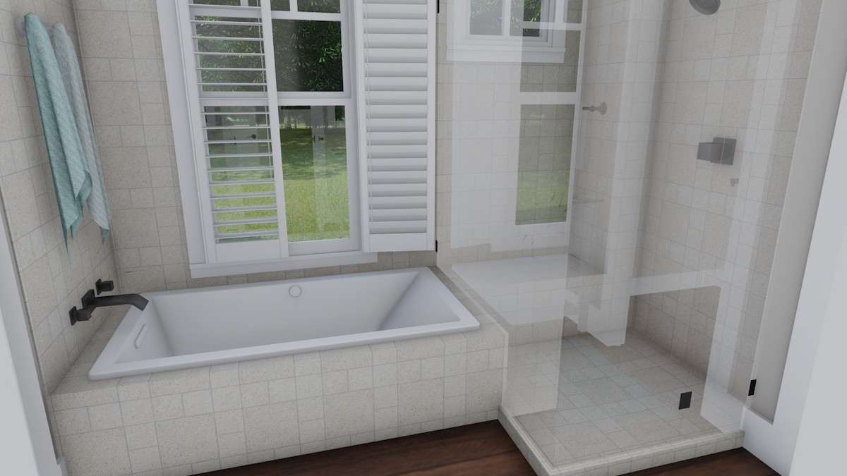 Master Bathroom of this 3-Bedroom, 2504 Sq Ft Plan - 117-1128