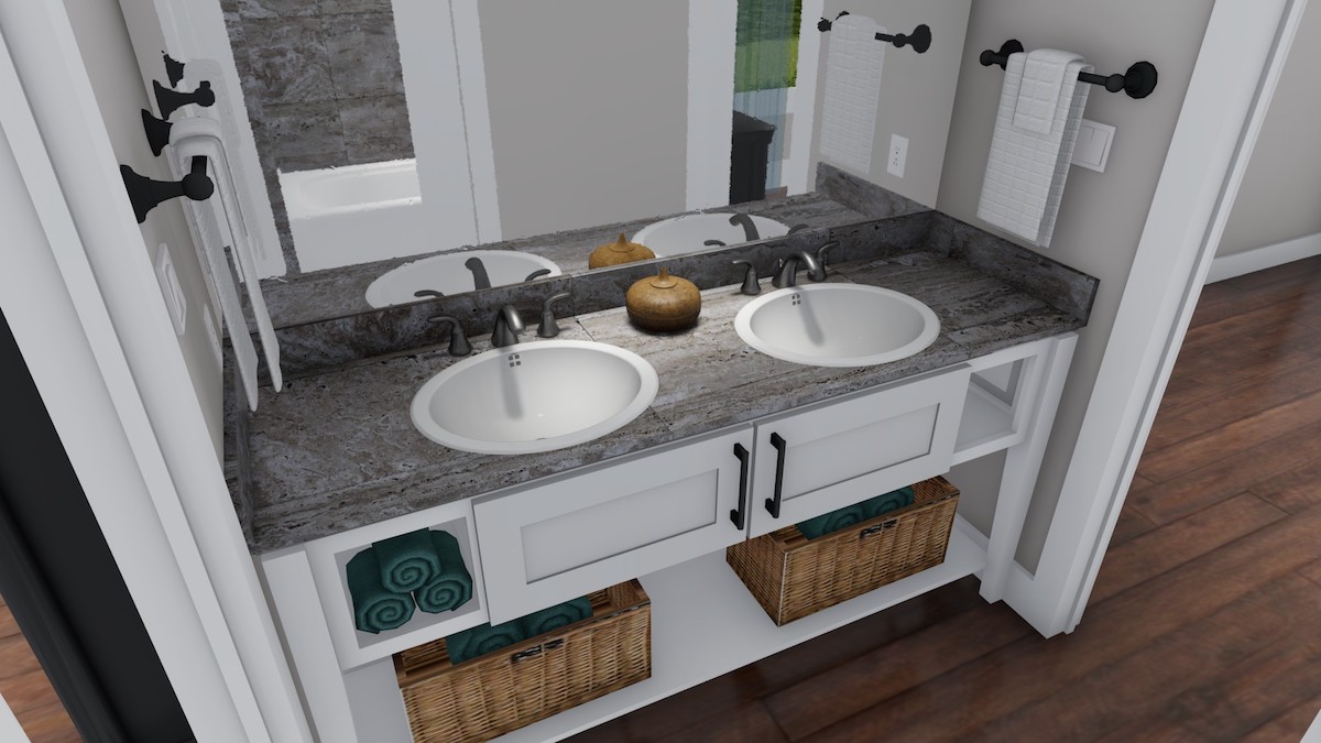 Bathroom of this 3-Bedroom, 2504 Sq Ft Plan - 117-1128