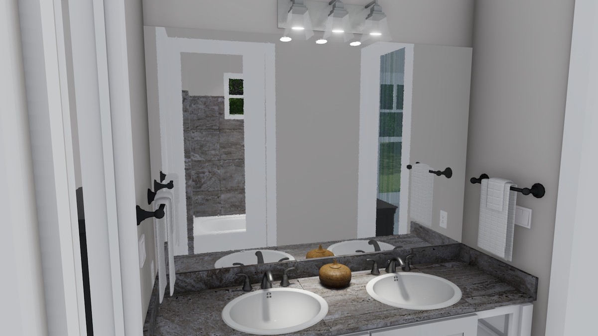 Bathroom of this 3-Bedroom, 2504 Sq Ft Plan - 117-1128