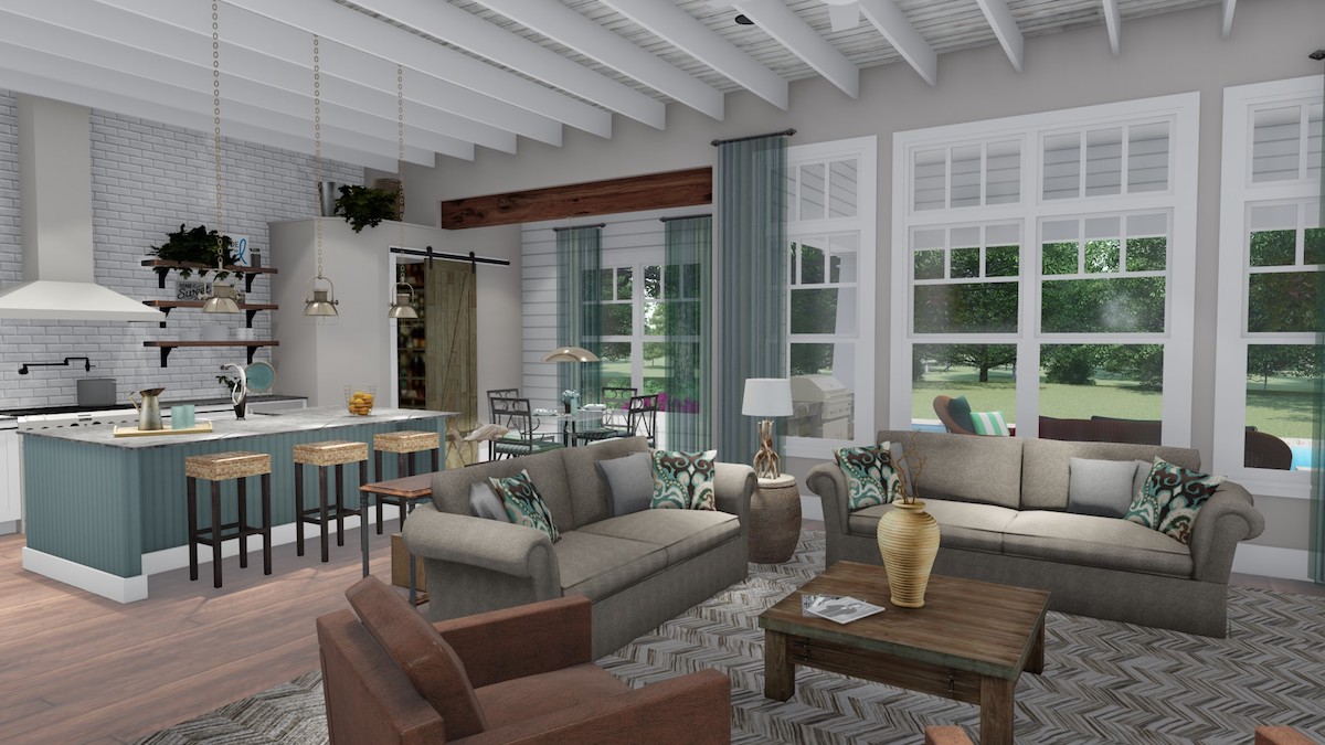 Great Room of this 3-Bedroom, 2504 Sq Ft Plan - 117-1128
