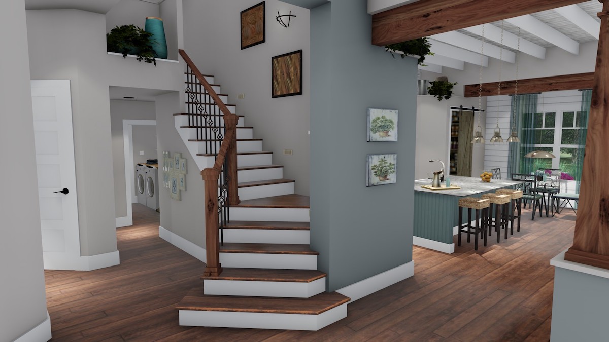 Entry Hall: Staircase of this 3-Bedroom, 2504 Sq Ft Plan - 117-1128
