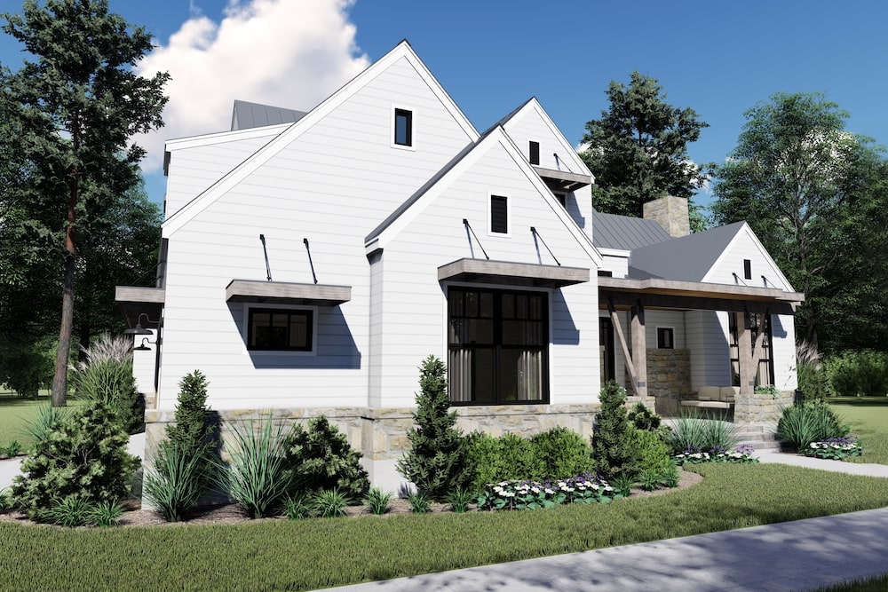 Left Side View of this 4-Bedroom,2828 Sq Ft Plan -2828