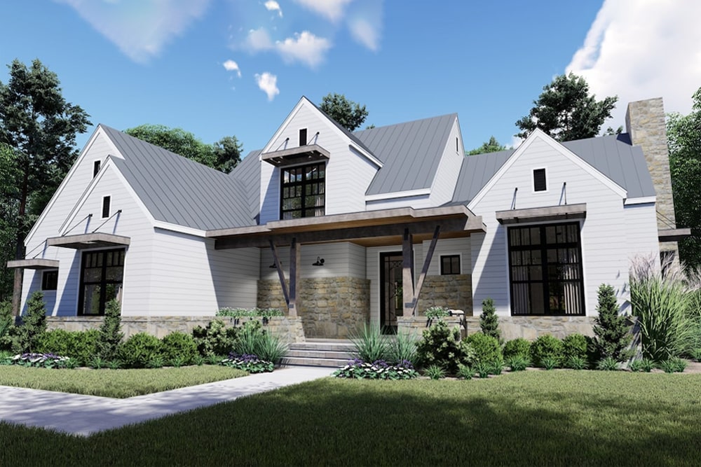 Right Side View of this 4-Bedroom,2828 Sq Ft Plan -2828