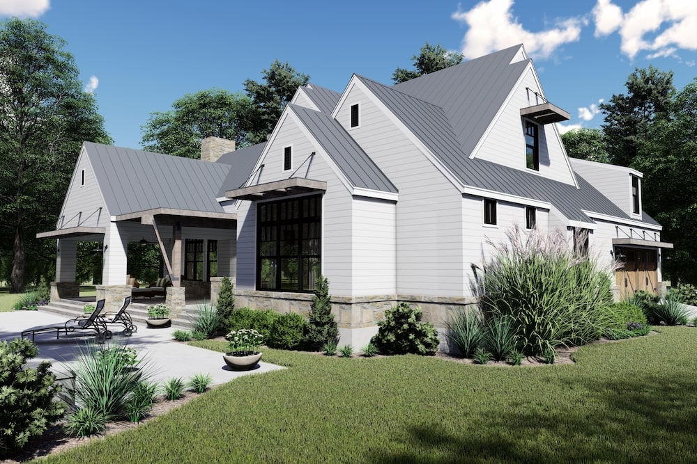 Left Side View of this 4-Bedroom,2828 Sq Ft Plan -2828