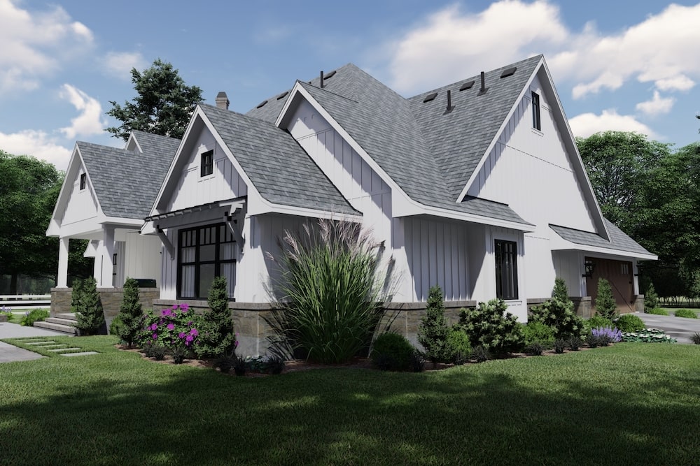 Left Side View of this 4-Bedroom,2191 Sq Ft Plan -2191