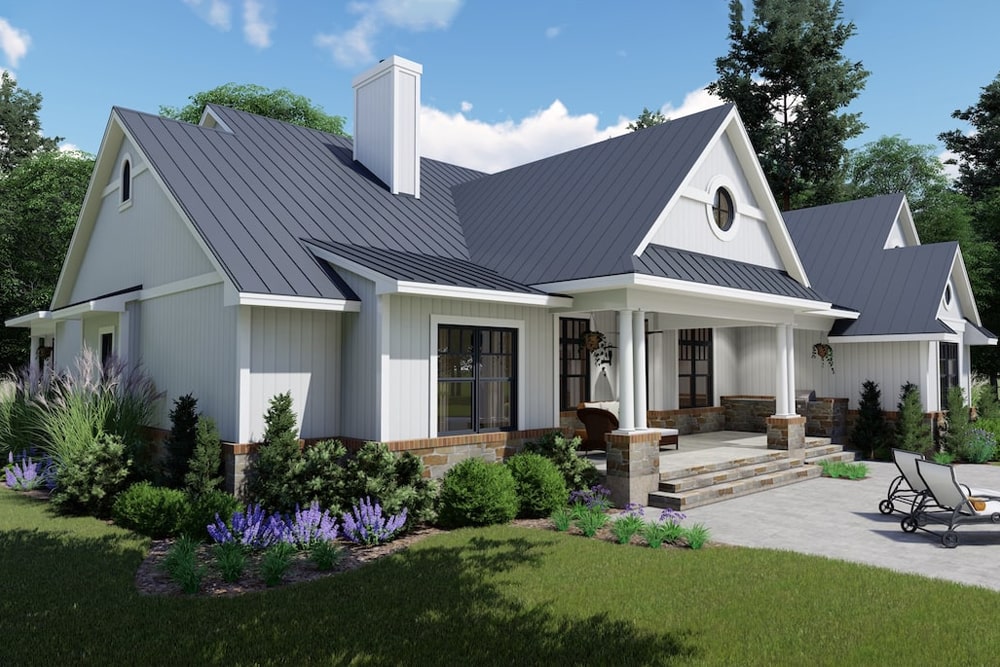 Rear View of this 3-Bedroom,2787 Sq Ft Plan -2787