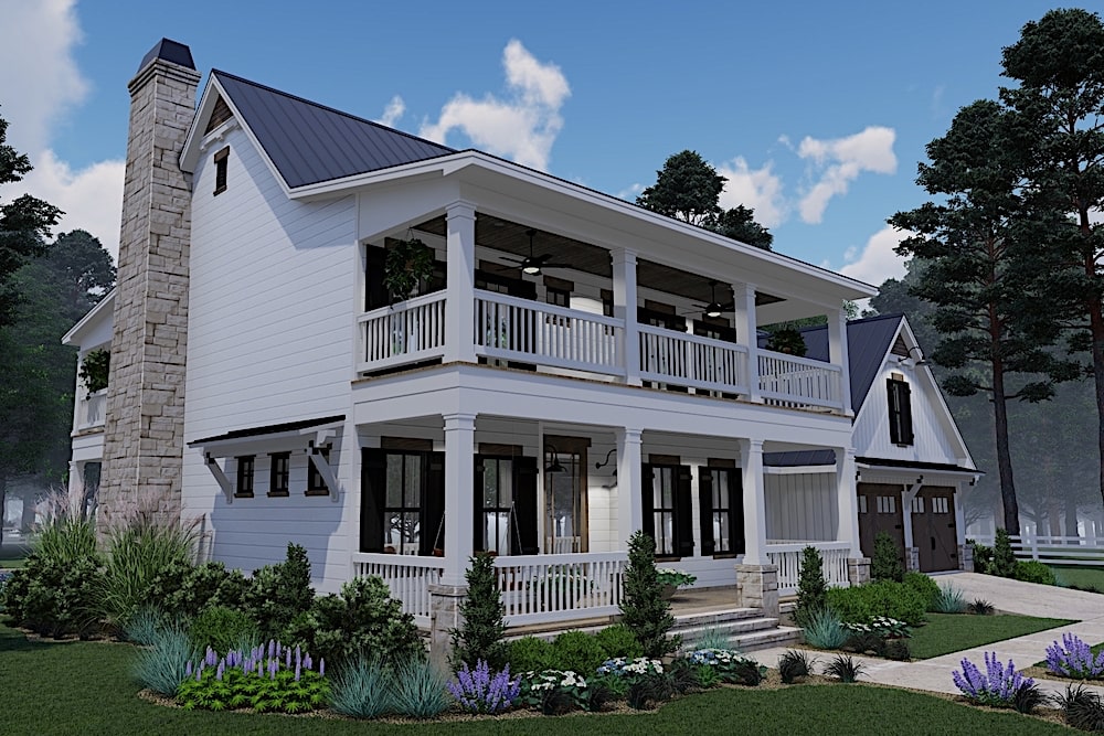 Left Side View of this 3-Bedroom,2458 Sq Ft Plan -2458