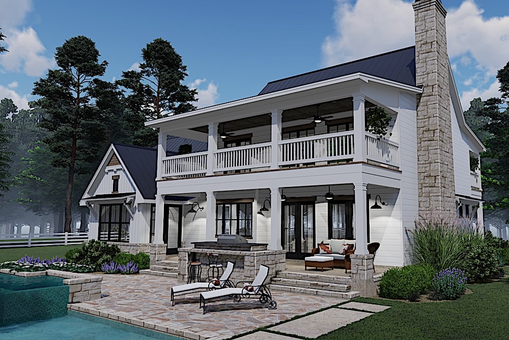 Left Side View of this 3-Bedroom,2458 Sq Ft Plan -2458