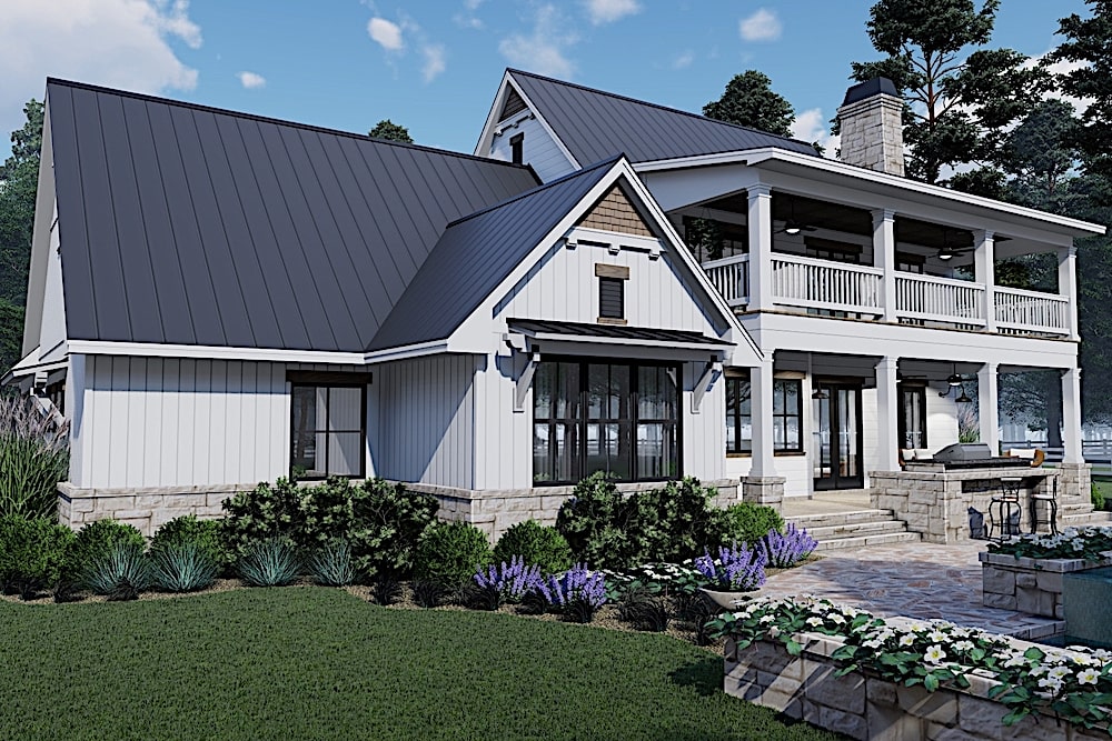 Right Side View of this 3-Bedroom,2458 Sq Ft Plan -2458