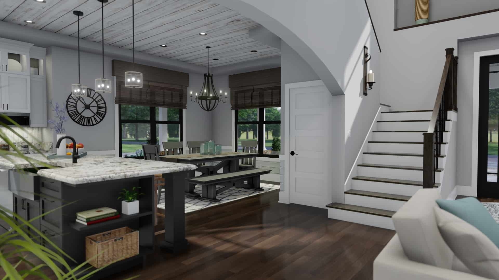 Entry Hall: Staircase of this 3-Bedroom, 2214 Sq Ft Plan - 117-1134