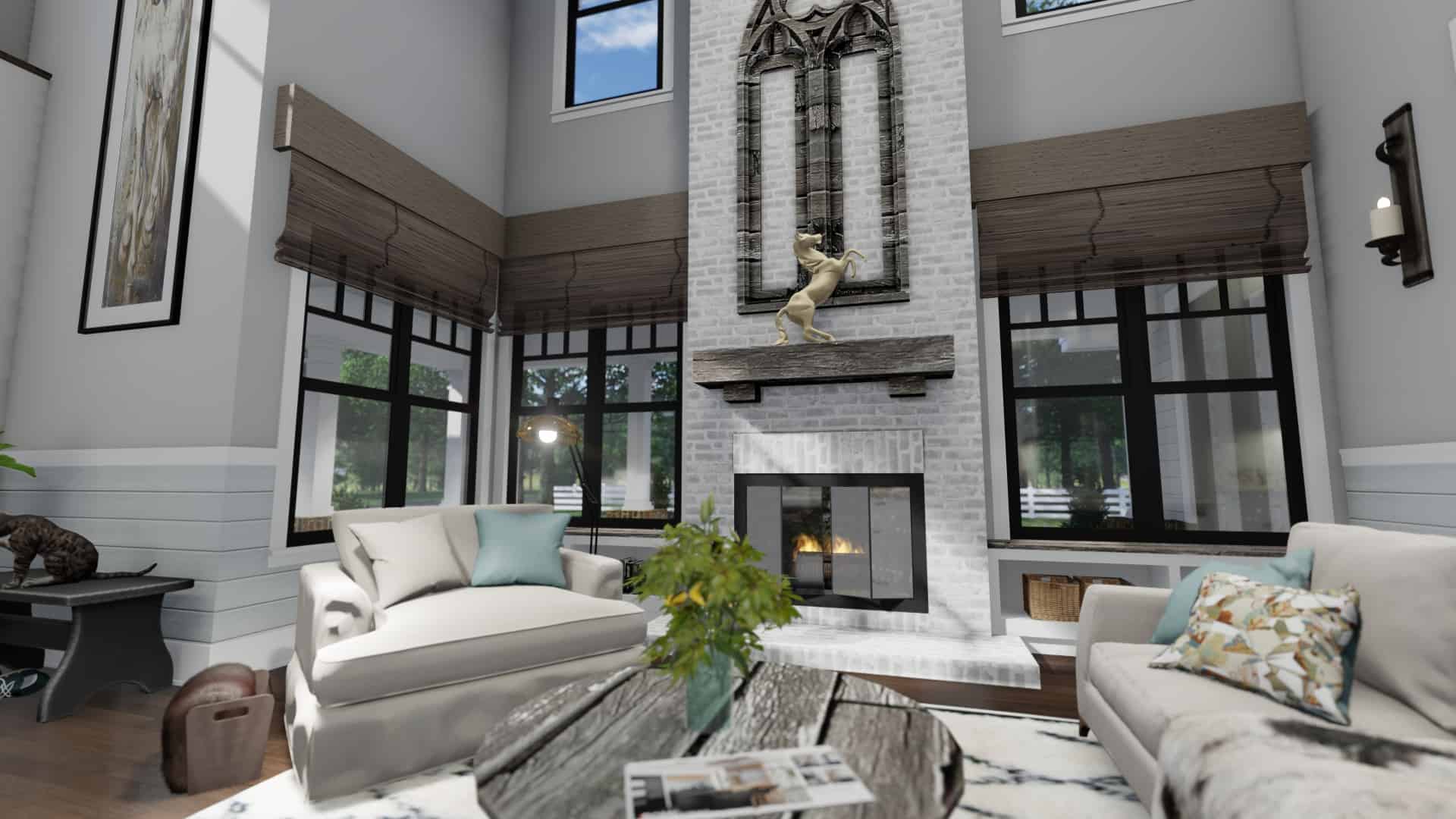 Family Room of this 3-Bedroom, 2214 Sq Ft Plan - 117-1134