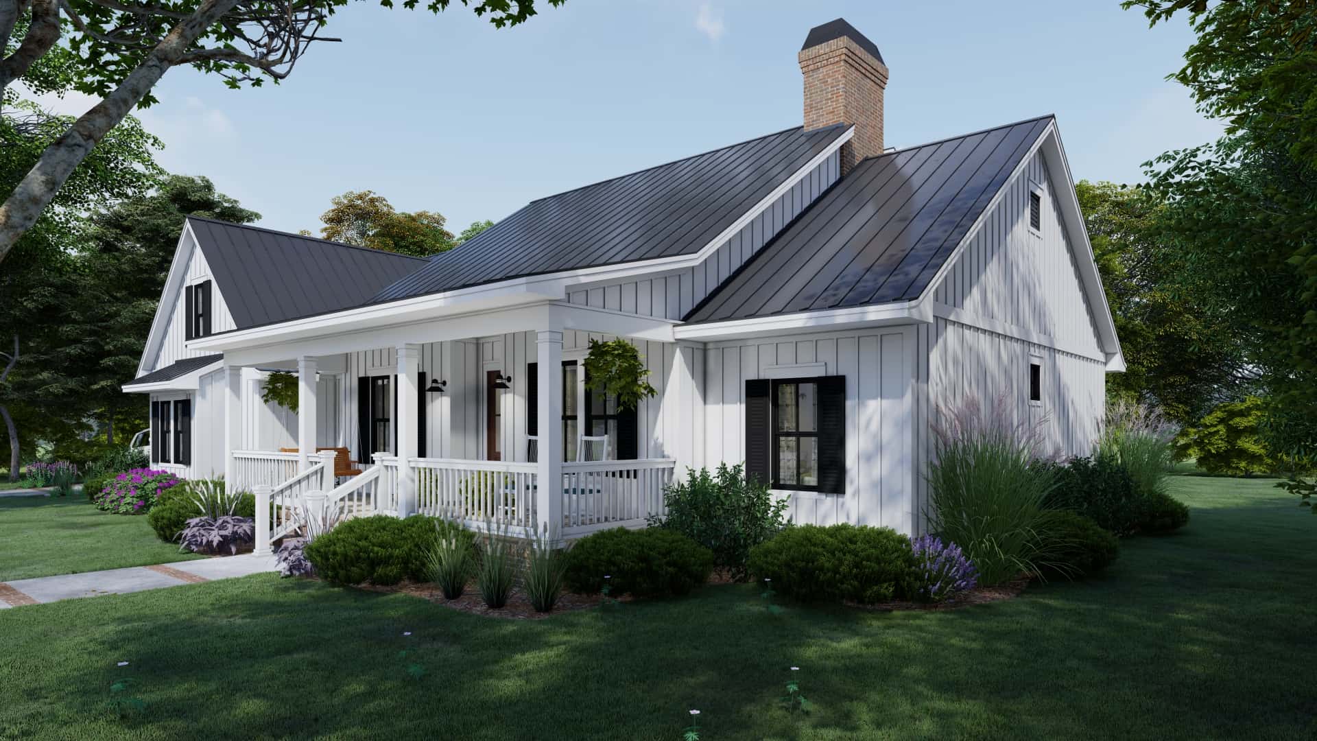 Right Side View of this 3-Bedroom, 2192 Sq Ft Plan - 117-1137