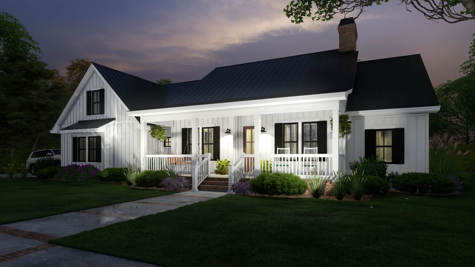 Home at Night of this 3-Bedroom, 2192 Sq Ft Plan - 117-1137