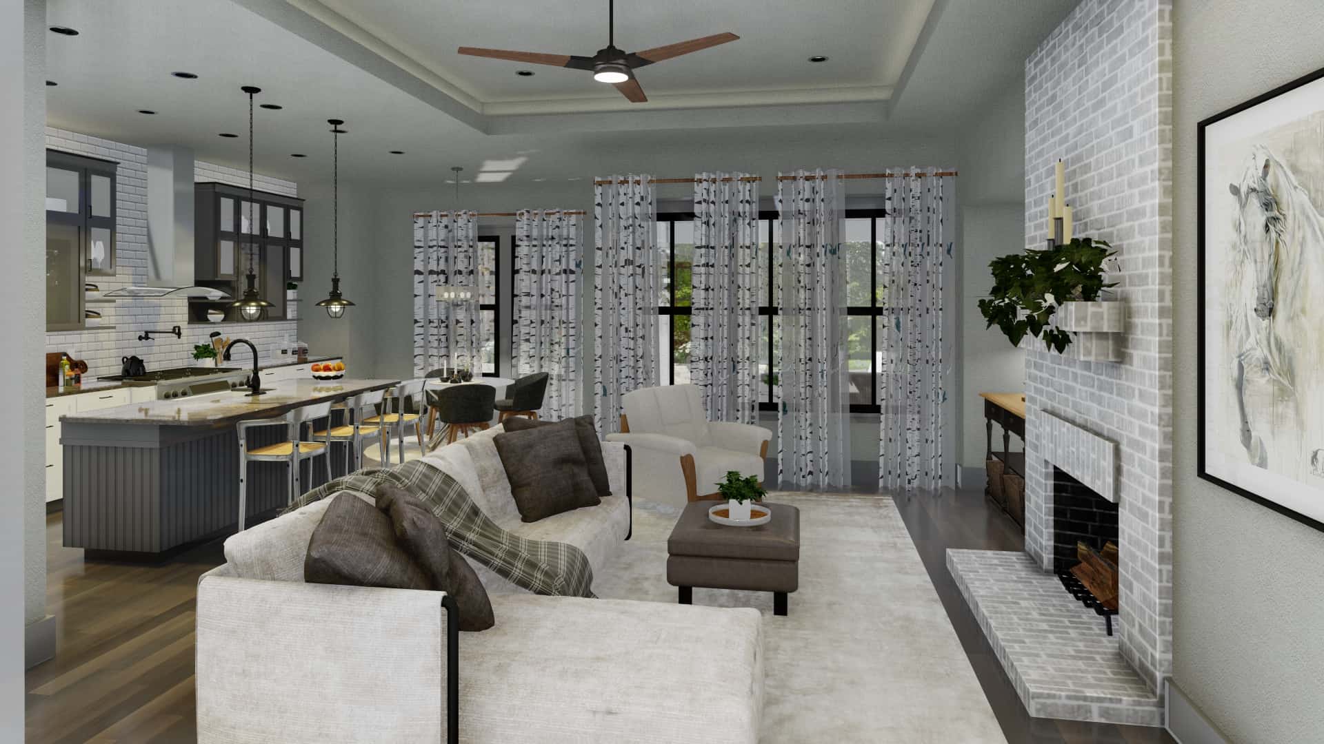 Family Room of this 3-Bedroom, 2192 Sq Ft Plan - 117-1137